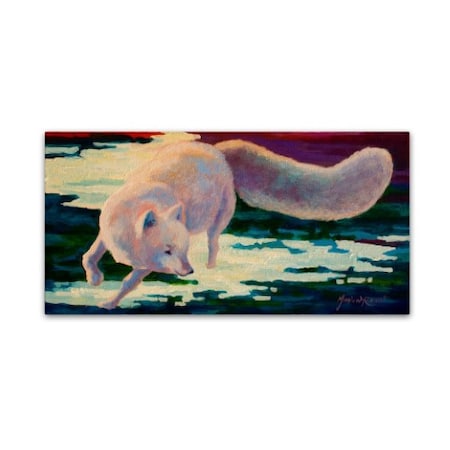 Marion Rose 'Fox 1' Canvas Art,16x32